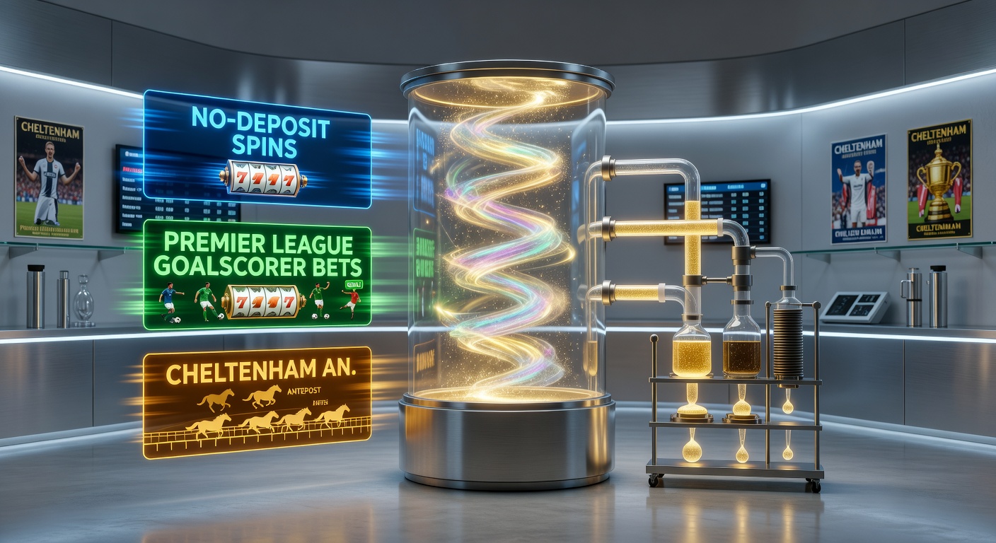 Screenshot van een succesvolle accumulator met Premier League goals, casino spin-winsten en Cheltenham free bet, inclusief uitbetaling van €450