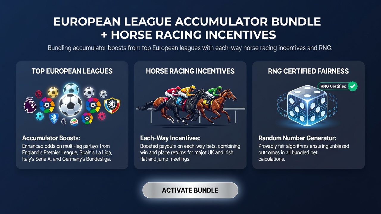 Weergave van RNG reload packages gecombineerd met sportieve incentives onder platformregels