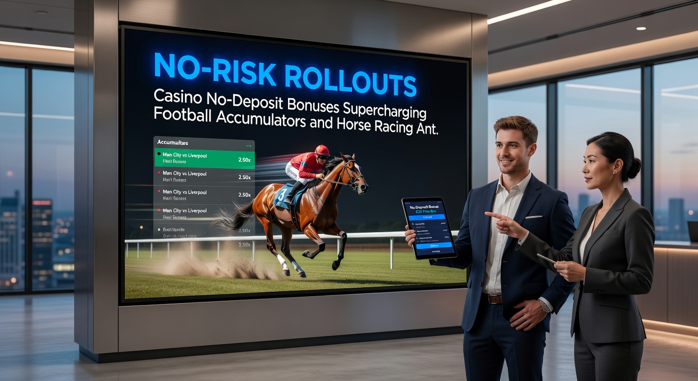 Paardenrenbaan met jockeys in volle galop, symboliserend ante-post weddenschappen gecombineerd met casino bonussen voor risicovrije groei