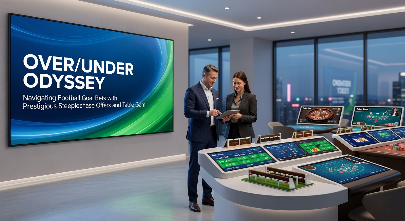 Tafelspellen zoals blackjack en roulette naast een steeplechase race en voetbalgoals teller