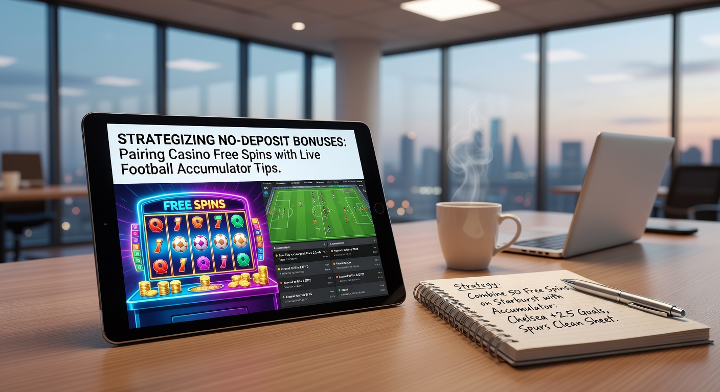 Speler analyseert free spins en voetbalweddenschappen op een tablet tijdens een live match