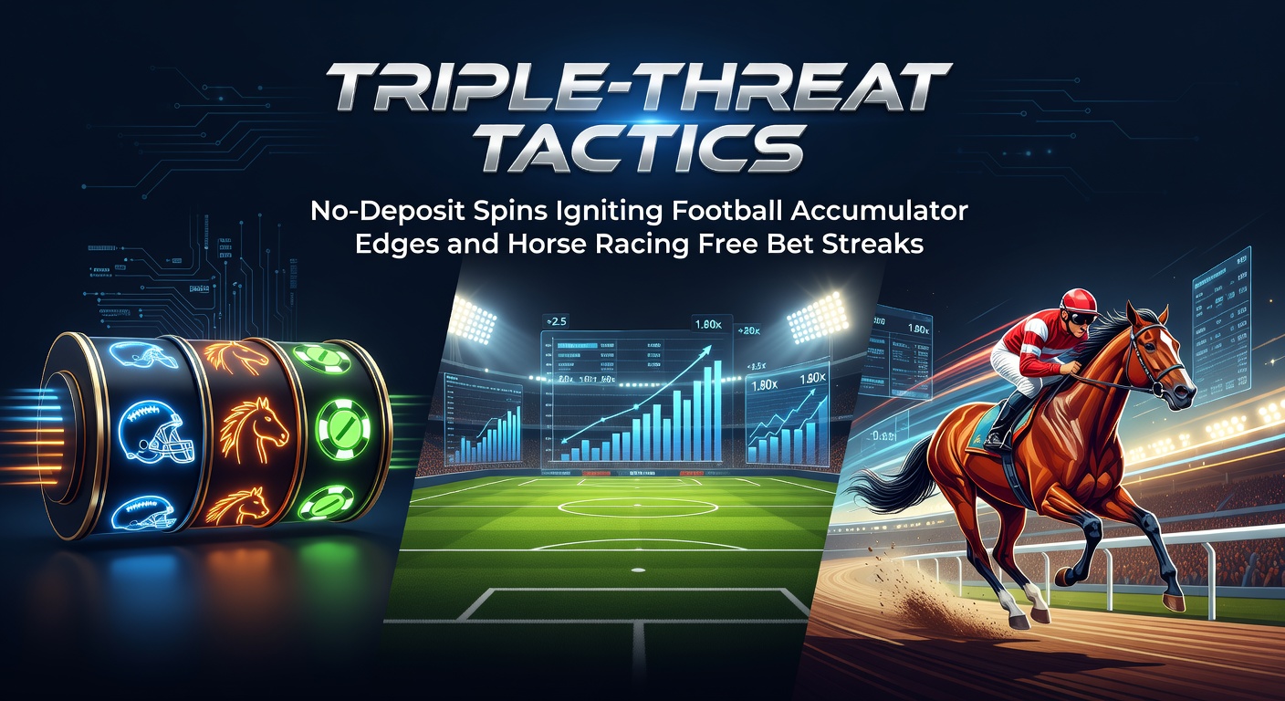 Grafiek met overlappende cirkels van casino spins, voetbal accumulators en paardenrace bets, symboliserend gecombineerde strategieën